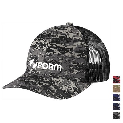 Port Authority ® Digi Camo Snapback Trucker Cap