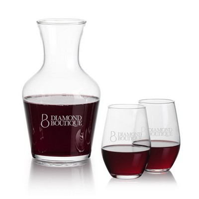 Summit Carafe & 2 Vale Stemless Wine