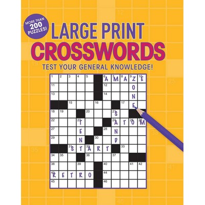 Large Print Crosswords