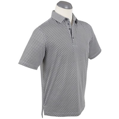 Bobby Jones Performance Clover Gingham Print Polo