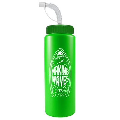 32 Oz. The Sports Quart Bottle (Straw Lid)