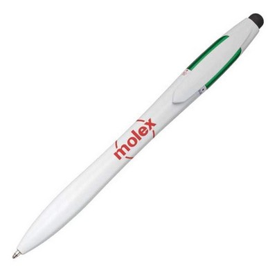 Triplet 3 Color Pen/Stylus - Green