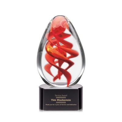 Helix Award on Black Base - 8½" High