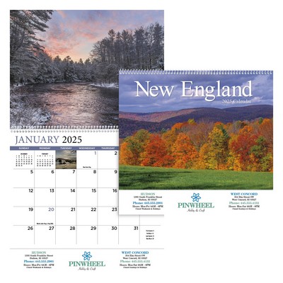 New England Appointment Calendar - Spiral