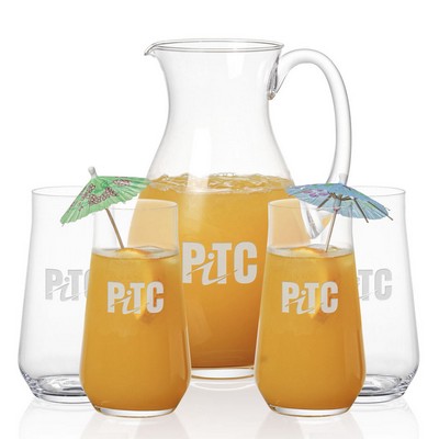 Charleston Pitcher & 4 Bretton Beverage