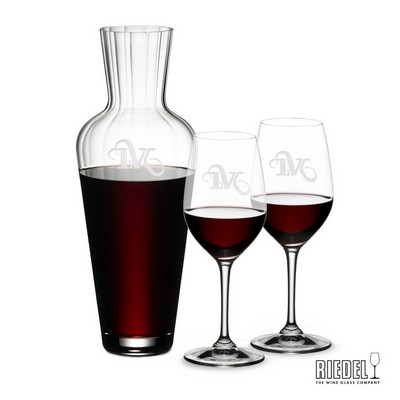 RIEDEL Mosel Decanter & 2 Oenologue Wine