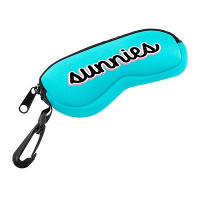 Neoprene Eyeglass Case w/Zipper & Clip (1 Color)