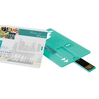 Credit Card Style 7 USB Flash Drive (4GB)