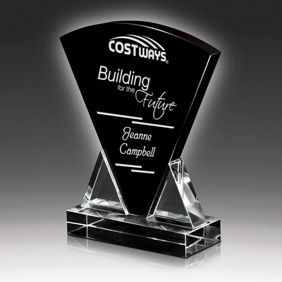 Crystal Award - 7.5" Onyx Arch