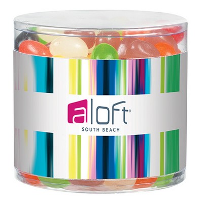 Clear Snack Container w/ Assorted Jelly Beans