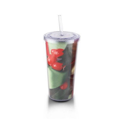 20 Oz. Venti Slurpy Cup Double Wall Tumbler + Paper Insert