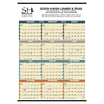 Time Management Span-A-Year (Non-Laminated)