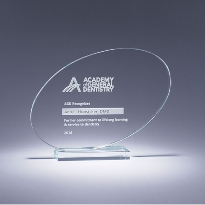 6.5" Venture Crystal Award