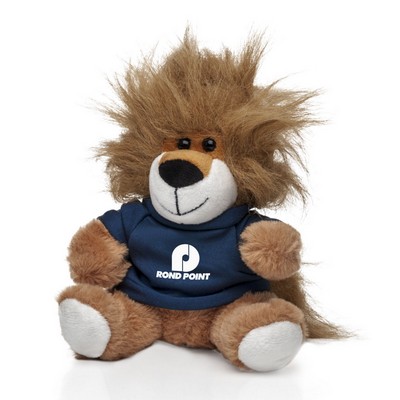 Levi Plush 6" Lion & T-Shirt - Navy