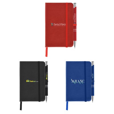 Miller Notebook & Tres-Chic Softy Pen Gift Set - ColorJet