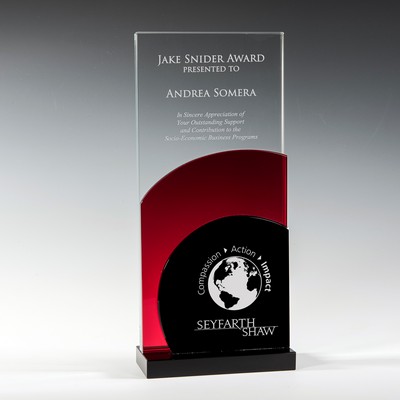 10" Haakon Crystal Award