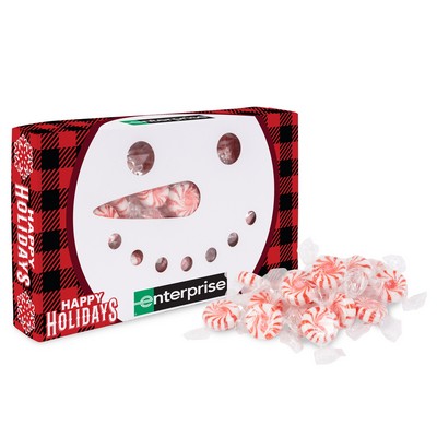 Snowman Die Cut Box with Starlight Mints