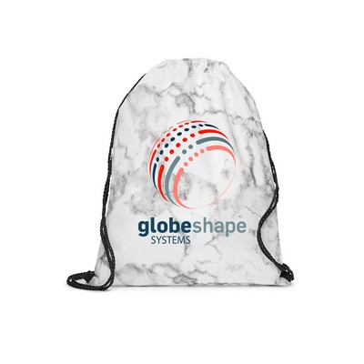 Prime Line Marble Non-Woven Drawstring Bag