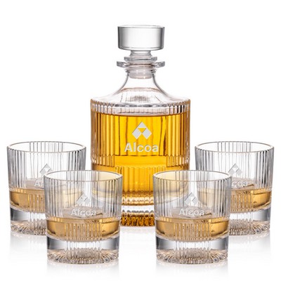 Blackwell Decanter & 4 On-the-Rocks