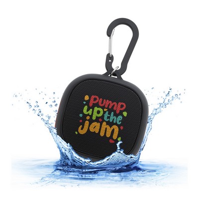 Water-Resistant Speaker with Carabiner