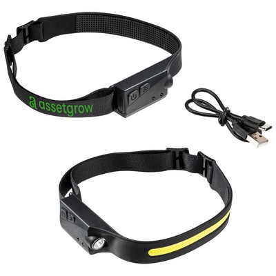 Comet 2-in-1 Rechargeable COB Lightbar & LED Headlamp with On/Off Sensor