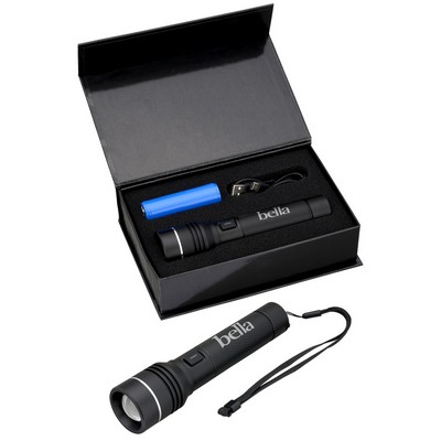 Rechargeable 15W White Laser LED Flashlight