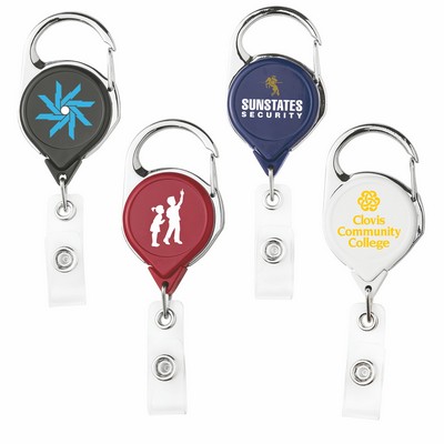 Carabiner Retractable Badge Reel