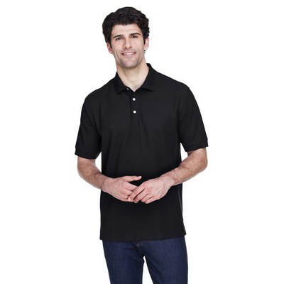 Devon and Jones Men's Pima Piqué Short-Sleeve Polo