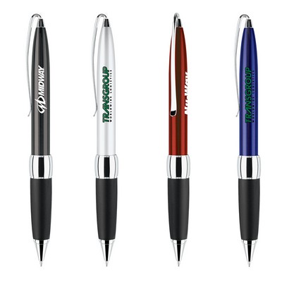 Helios-I Ballpoint Twist Action Pen with Metallic Barrel