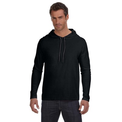 Gildan Adult Lightweight Long-Sleeve Hooded T-Shirt