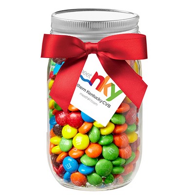 Glass Mason Jar - M&M'® (16 Oz.)