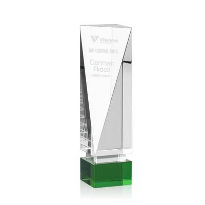 Serenity Award - Optical/Green 6¾"