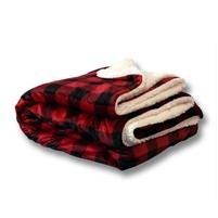 Plaid Sherpa Blanket