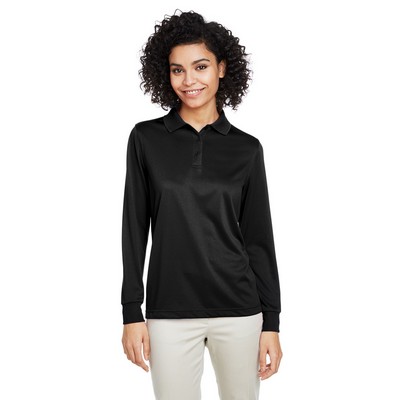 Harriton Ladies' Advantage Snag Protection Plus IL Long Sleeve Polo