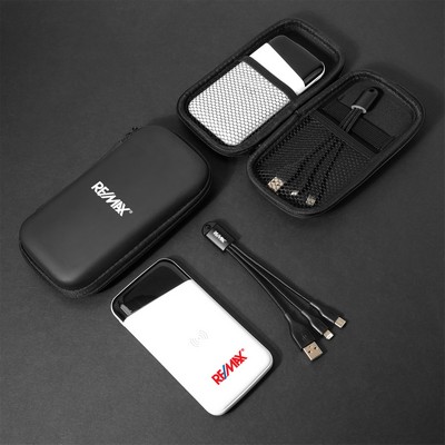 10,000mAh Power Bank & 2-in-1 Charging Cable Gift Set