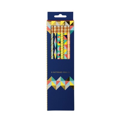 Geometric Pastel Pencil Set