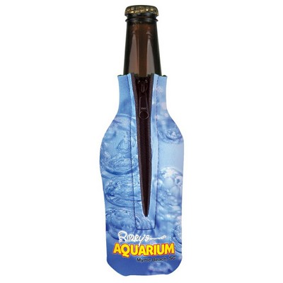 Full Color Bottle Zipper Scuba Coolie