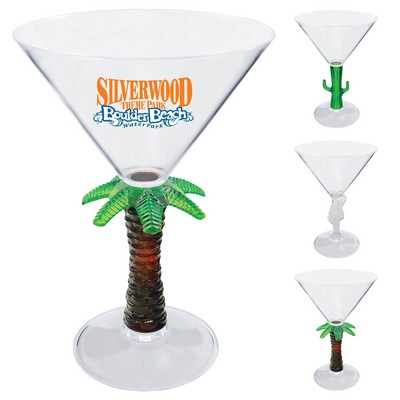 10 Oz. Acrylic Novelty Stem Martini Glass