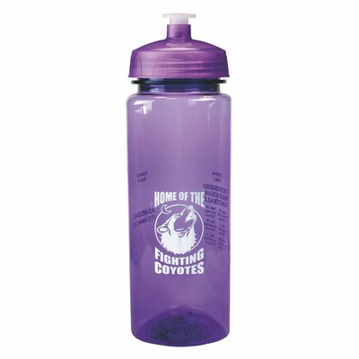 24 Oz. PolySure™ Trinity Plastic Water Bottle