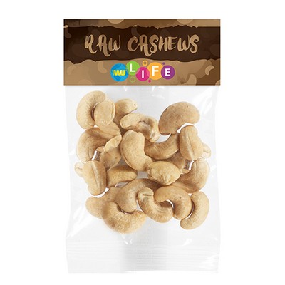 Raw Cashews in Header Bag (1 Oz.)