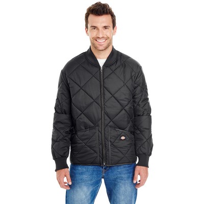 Williamson-Dickie Mfg Co Men's Diamond Quilted Nylon Jacket