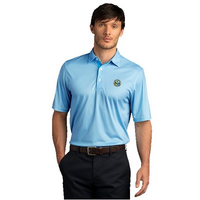 Greg Norman Play Dry ML75 Foulard Print Polo Shirt