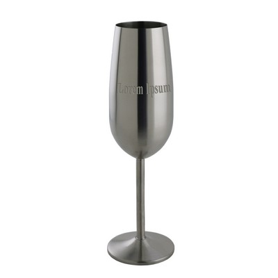 8 Oz. Sera™ Stainless Steel Champagne Flute