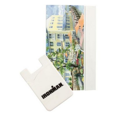 Calling Card with Smartphone Silicone Wallet