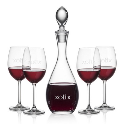 Malvern Decanter & 4 Coleford Wine