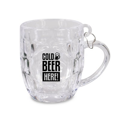 Clear Beer Mug Medallion