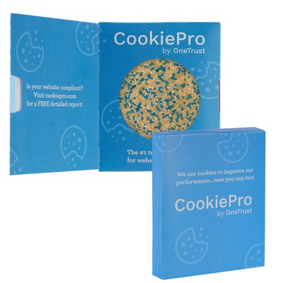 Storybook Box with Gourmet Cookie - Sugar Cookie with Corporate Color™ Nonpareils