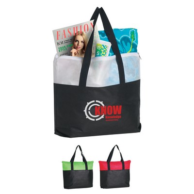 Non-woven Zippered Tote Bag