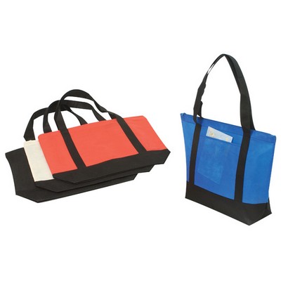 Non-Woven Tote Bag with Zipper