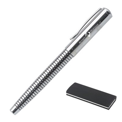 Valentino Shiny Chrome Rollerball Pen